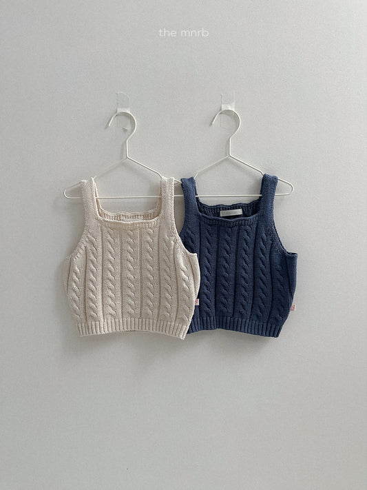 Cable Knit Vest | minirobe
