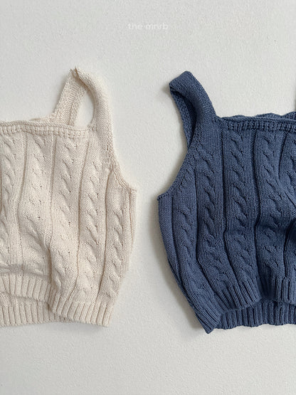 Cable Knit Vest | minirobe