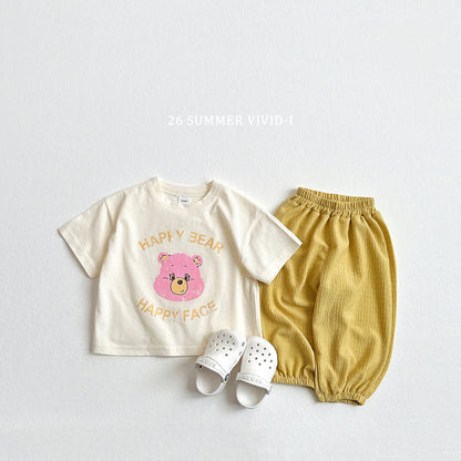 【PREORDER受付終了、ご希望はお問い合わせください。】56.Happy Bear ShortSleeve Tee