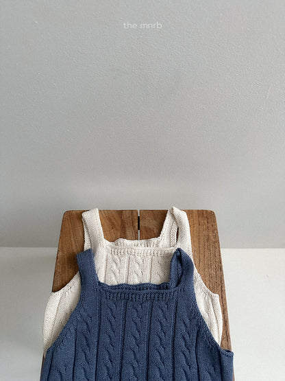 Cable Knit Vest | minirobe