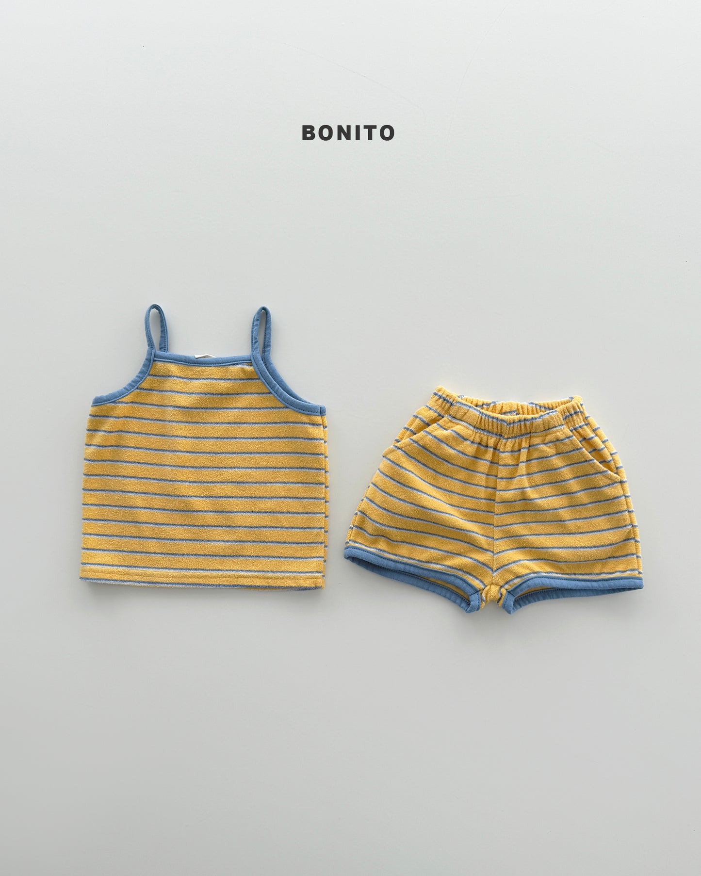 【期間限定 PRE-ODER】5.Bébé Terry Sleeveless Set