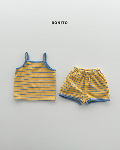 【期間限定 PRE-ODER】5.Bébé Terry Sleeveless Set