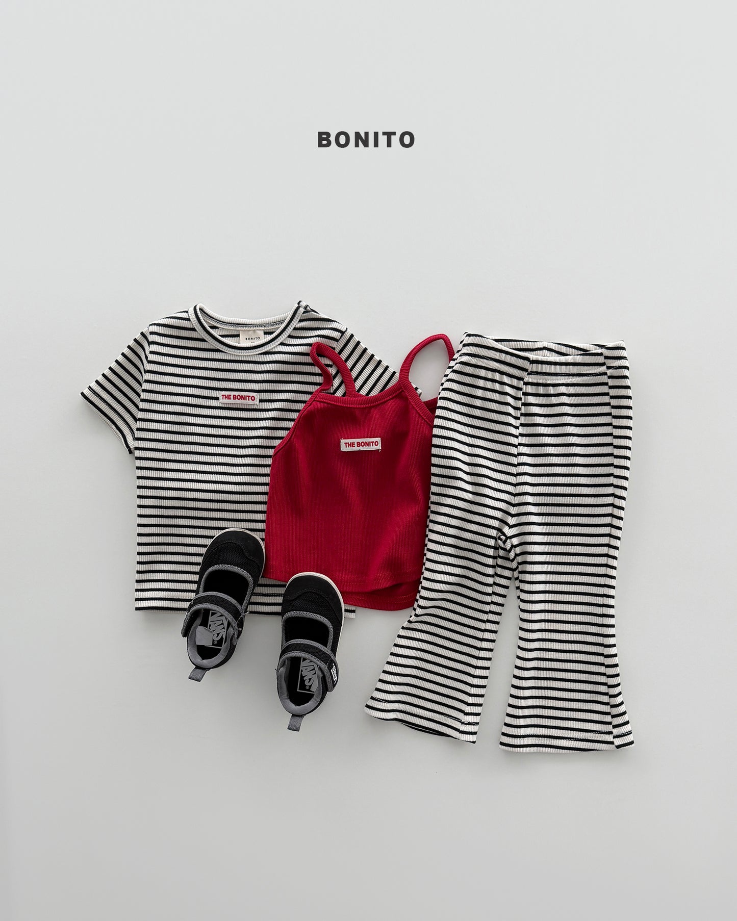 【PREORDER 4日間限定】51.slim stripe set