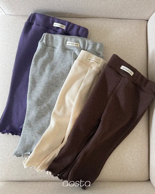 【秋のPRE-ODER 5%OFF】50.Jelly Waffle Pants