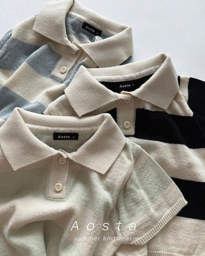 【PREORDER受付終了、ご希望はお問い合わせください。】22.Knit Collar T