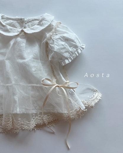 【PREORDER受付終了、ご希望はお問い合わせください。】61.Collar Blouse