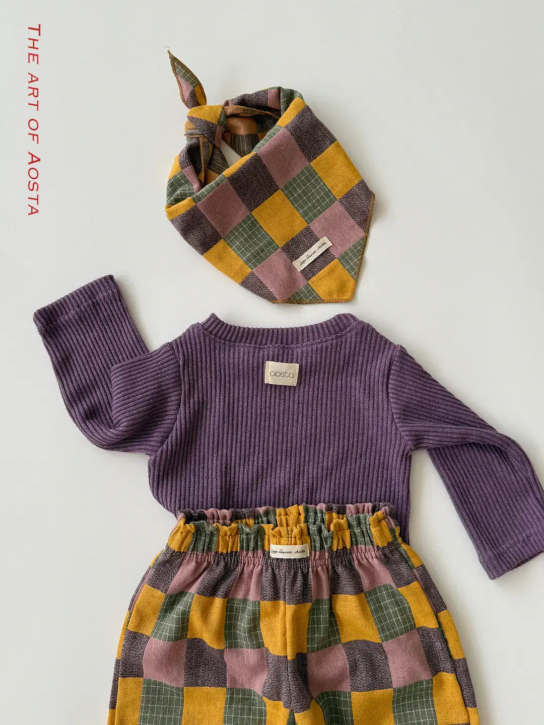 【秋のPRE-ODER 5%OFF】66.Patchwork Scarf