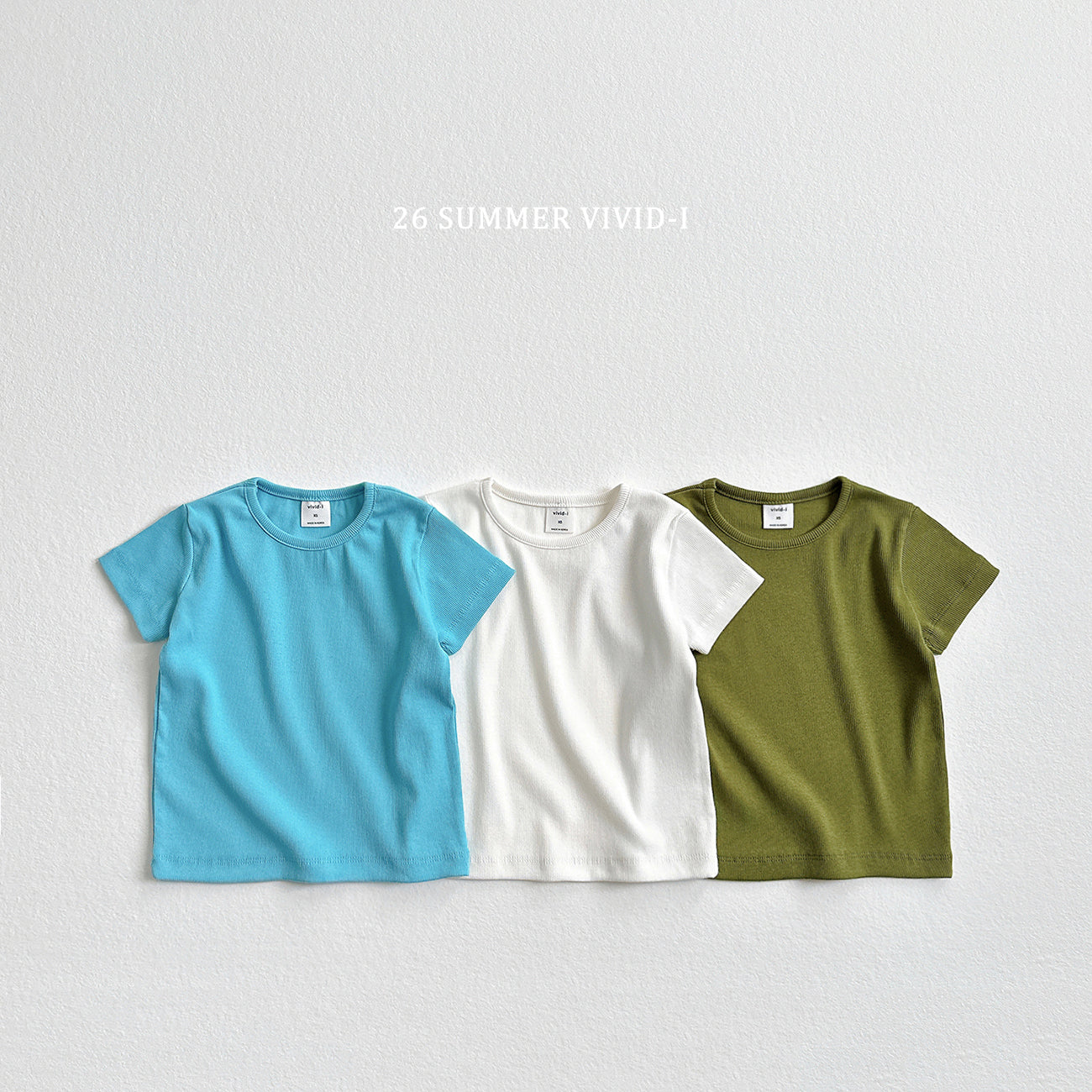 【PREORDER受付終了、ご希望はお問い合わせください。】71.Pastel Rib Tee
