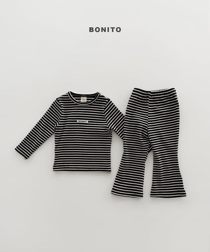49.Heavyweight Stripe Slim Set