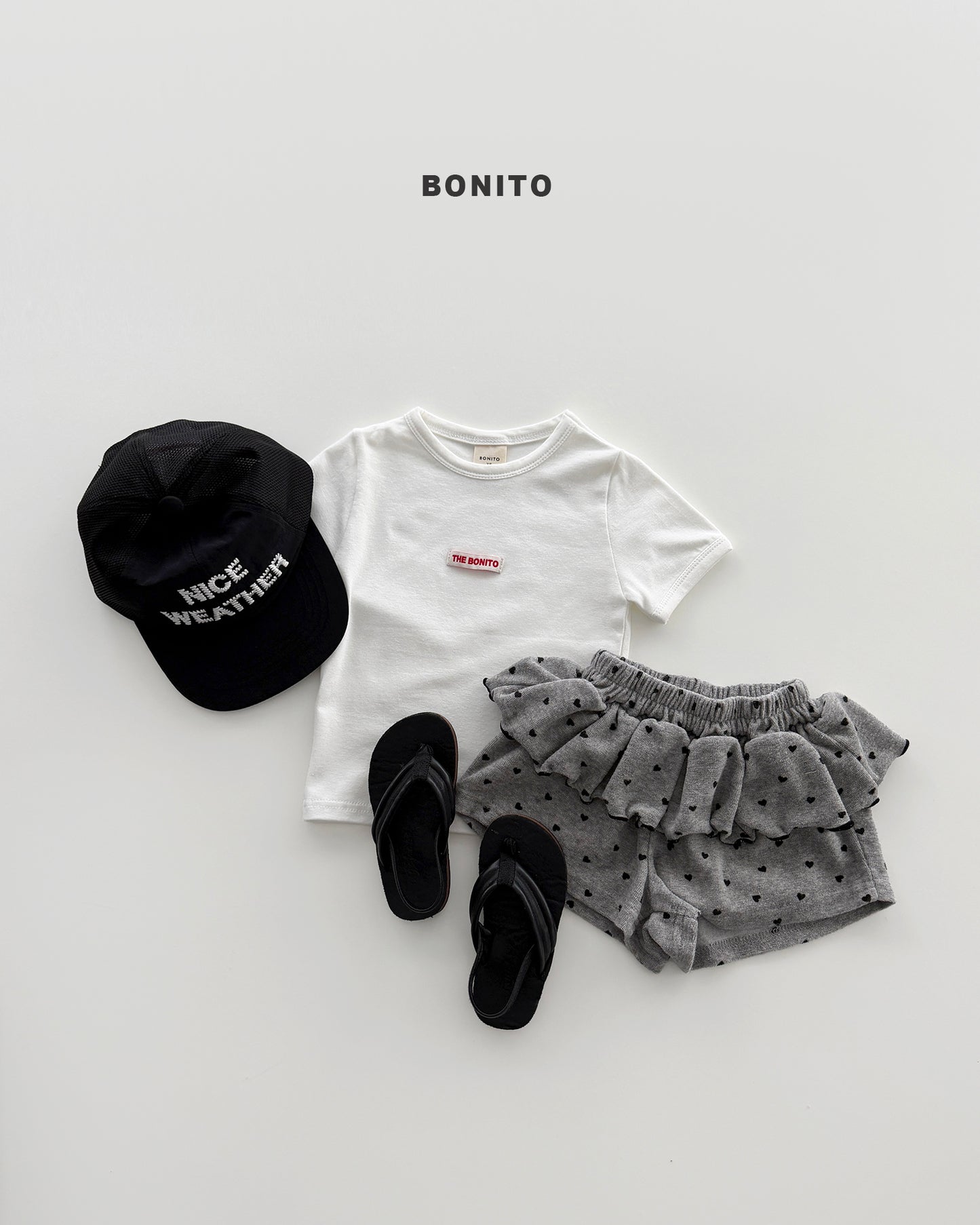 【PREORDER 4日間限定】44.mini heart frill shorts