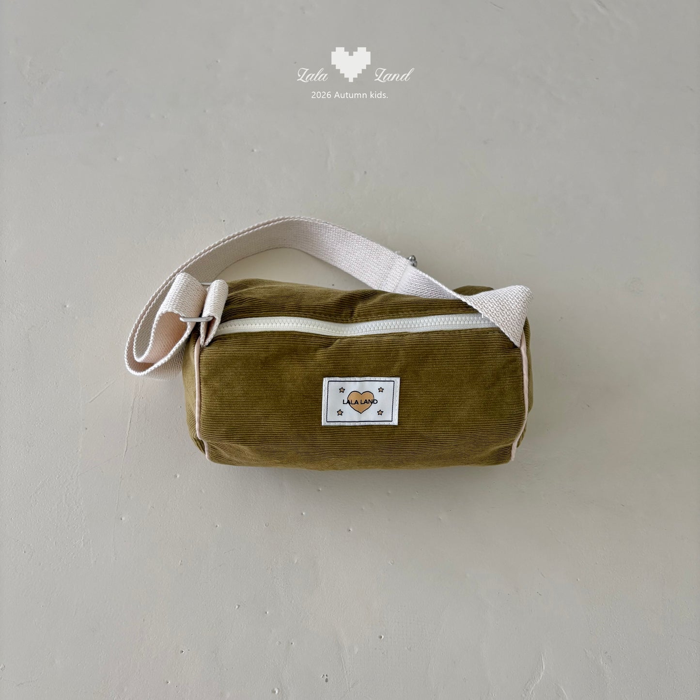 【PRE-ODER〆8.9(sun)】02.Cylinder Corduroy Cross Bag | lalaland