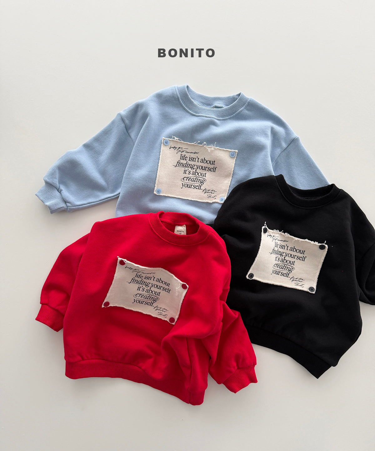 33.Remember Button Sweatshirt