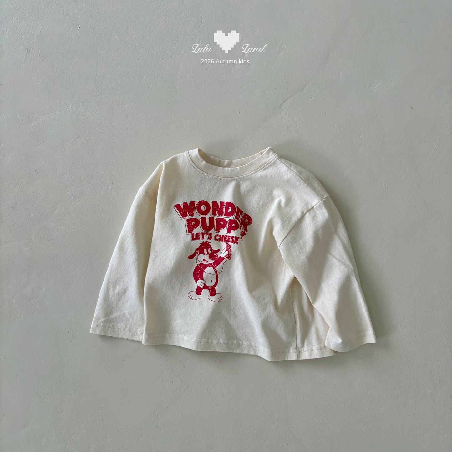 【PRE-ODER〆8.9(sun)】24.Selfie Puppy Tee | lalaland