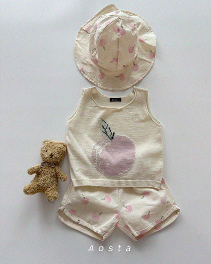 【PREORDER受付終了、ご希望はお問い合わせください。】19.Knit Fruit Vest