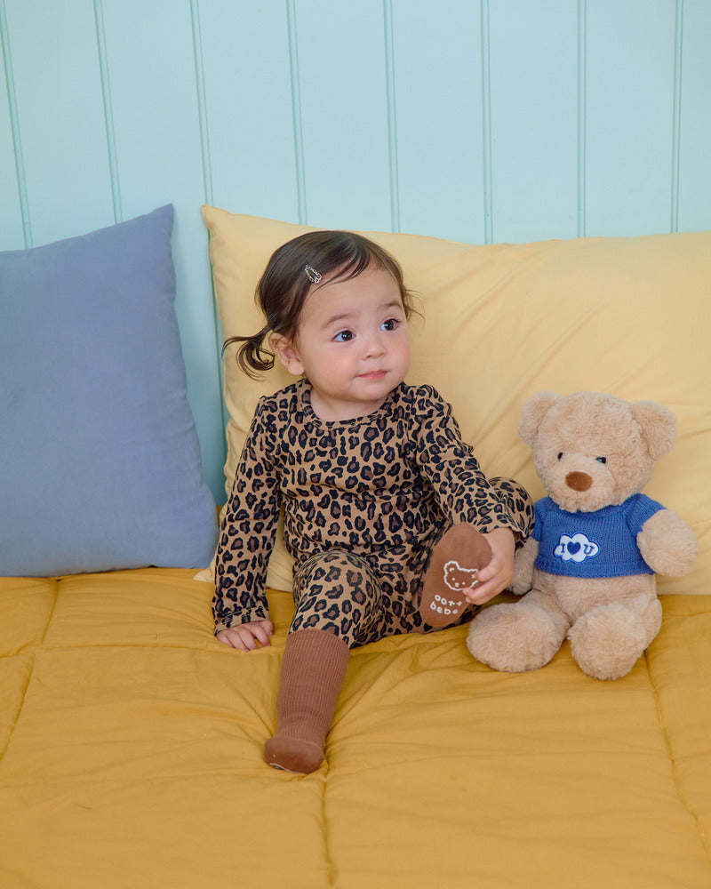 【PRE-ODER〆8.9(sun)】33.Little Leopard Loungewear | oottbebe