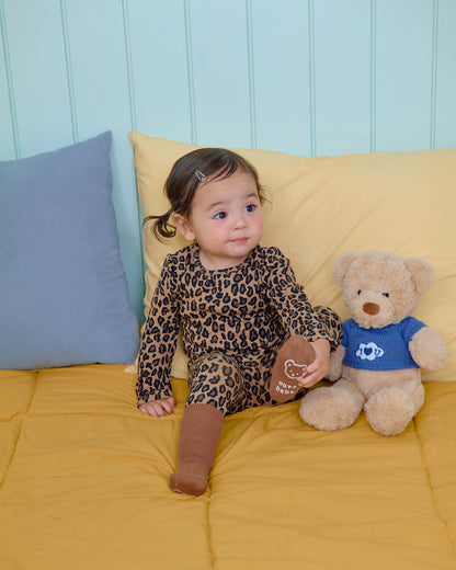 【秋のPRE-ODER 5%OFF】33.Little Leopard Loungewear | oottbebe