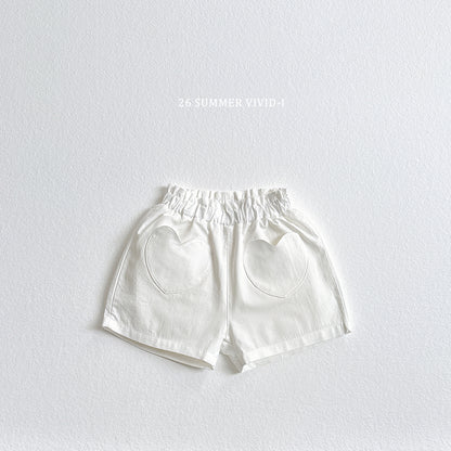 【PREORDER受付終了、ご希望はお問い合わせください。】25.Heart Pocket Shorts