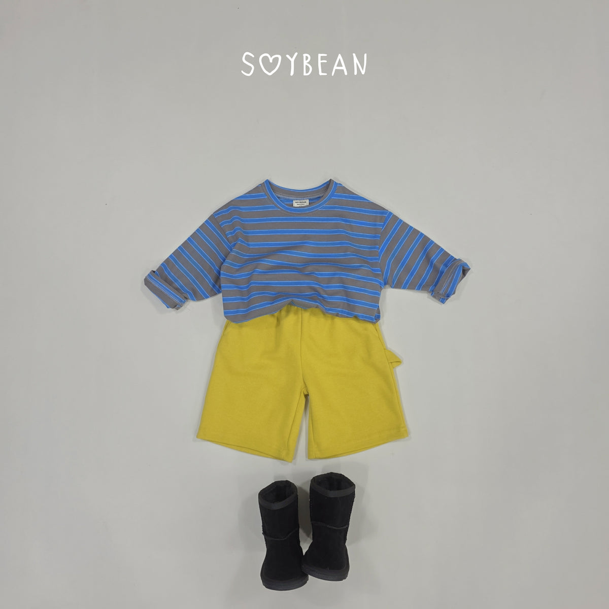 【秋のPRE-ODER 5%OFF】09.Oversized Boxy Stripe Tee (7 Sizes)
