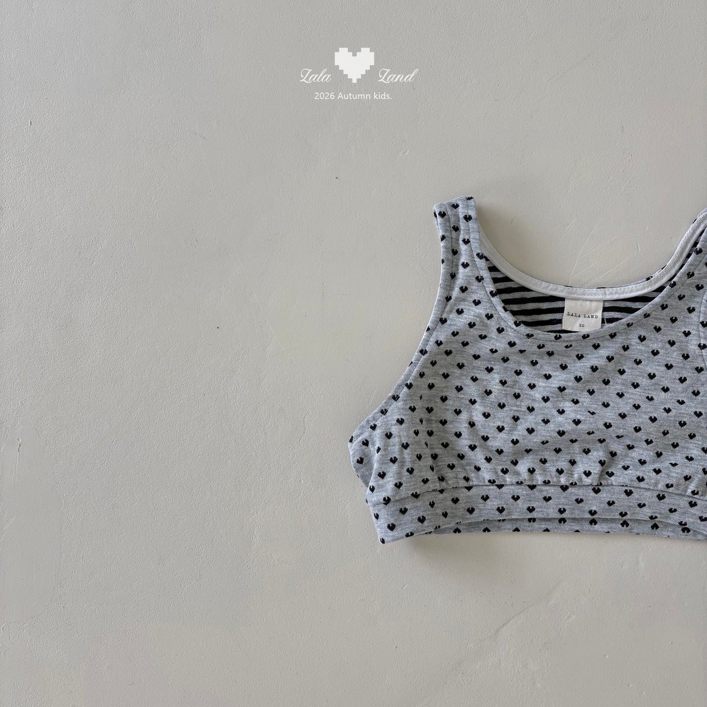 【PRE-ODER〆8.9(sun)】18.Heart Vest | lalaland