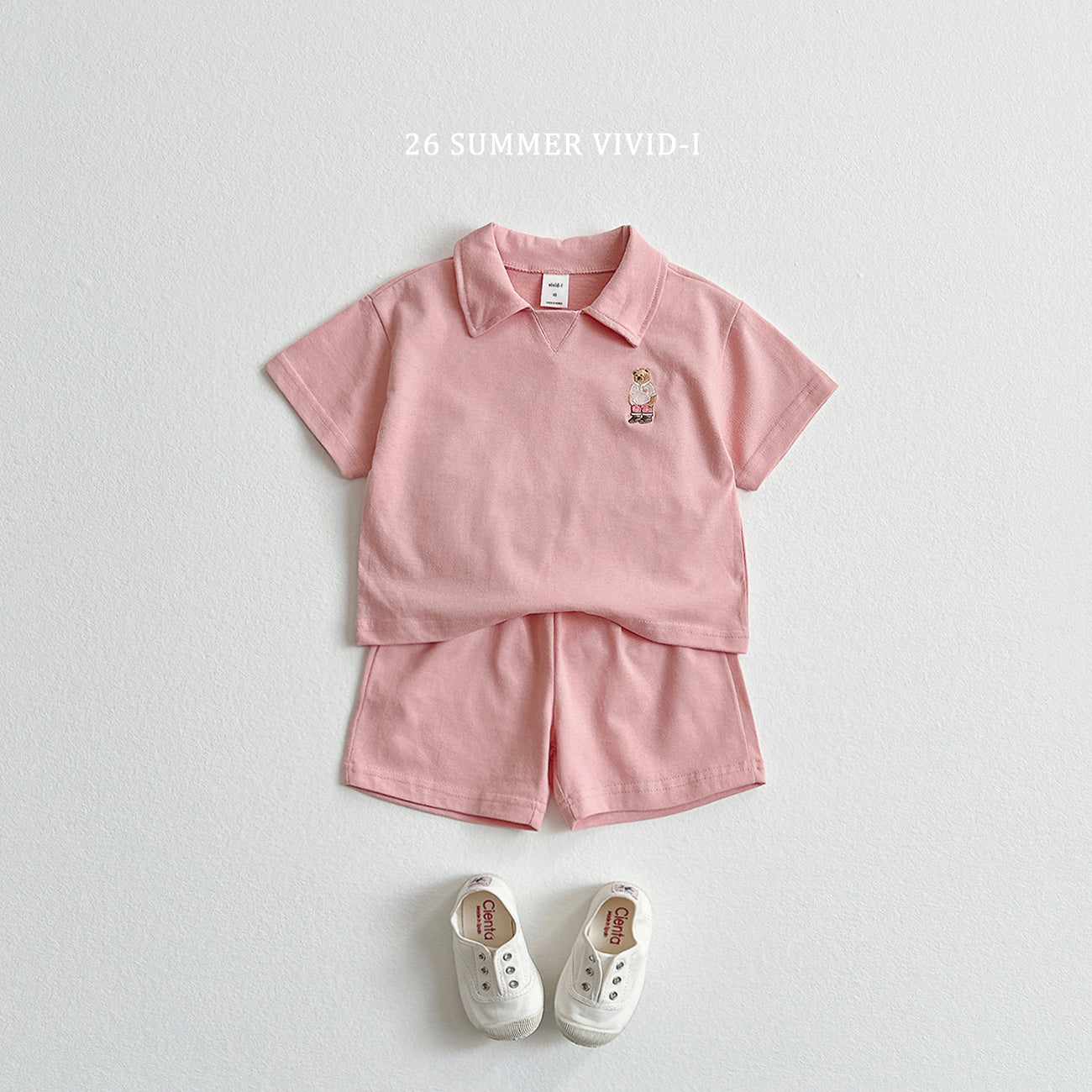 【PREORDER受付終了、ご希望はお問い合わせください。】95.Collar Bear Embroidery Set