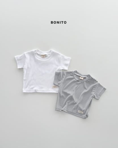 【期間限定 PRE-ODER】1.Planning) Bébé 1+1 Ribbed Tee