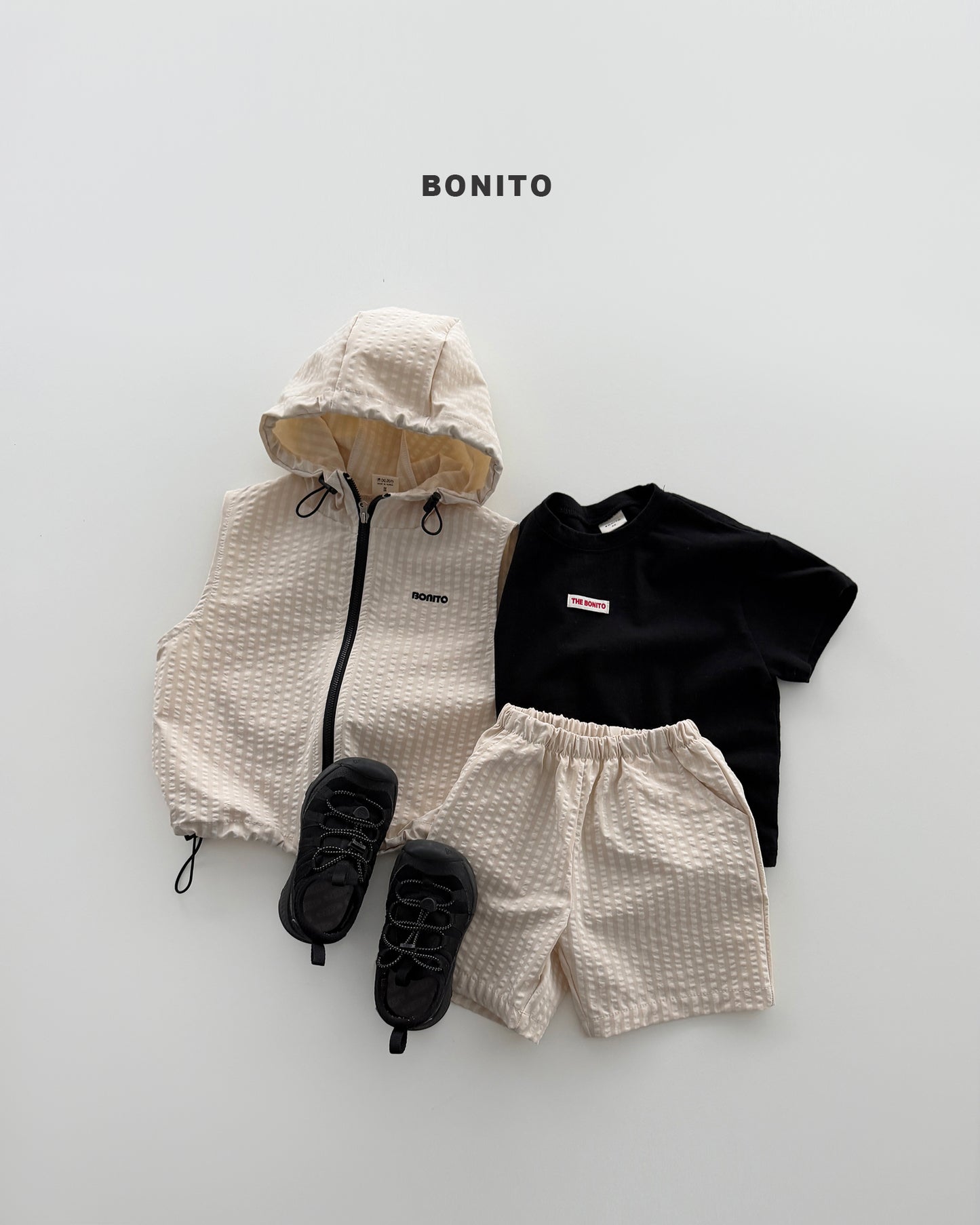 【PREORDER 4日間限定】39.high vest zip-up set