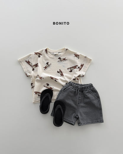 【PREORDER 4日間限定】36.surfing dog tee