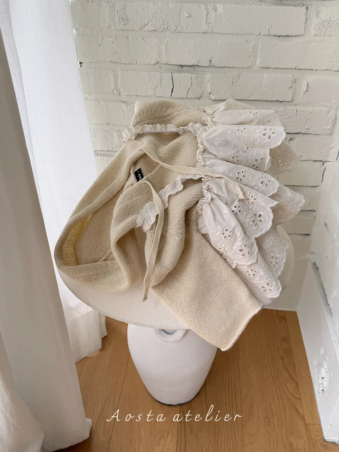 【秋のPRE-ODER 5%OFF】10.Knit Cookie Hoodie