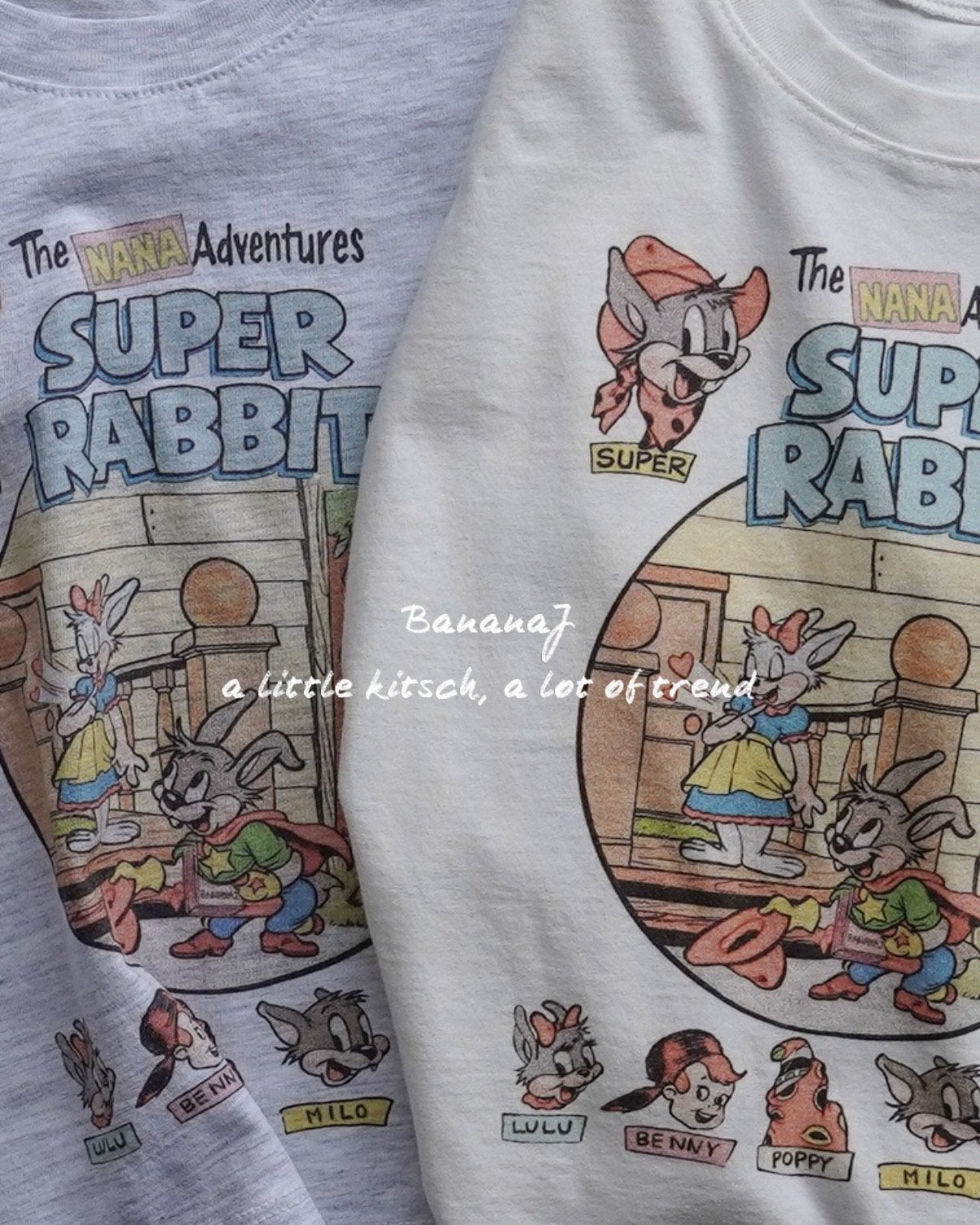【PREORDER受付終了、ご希望はお問い合わせください。】31.Super Rabbit Tee (Adult)