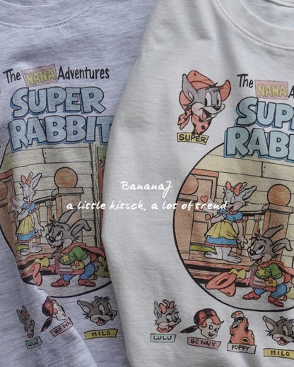 【PREORDER受付終了、ご希望はお問い合わせください。】31.Super Rabbit Tee (Adult)