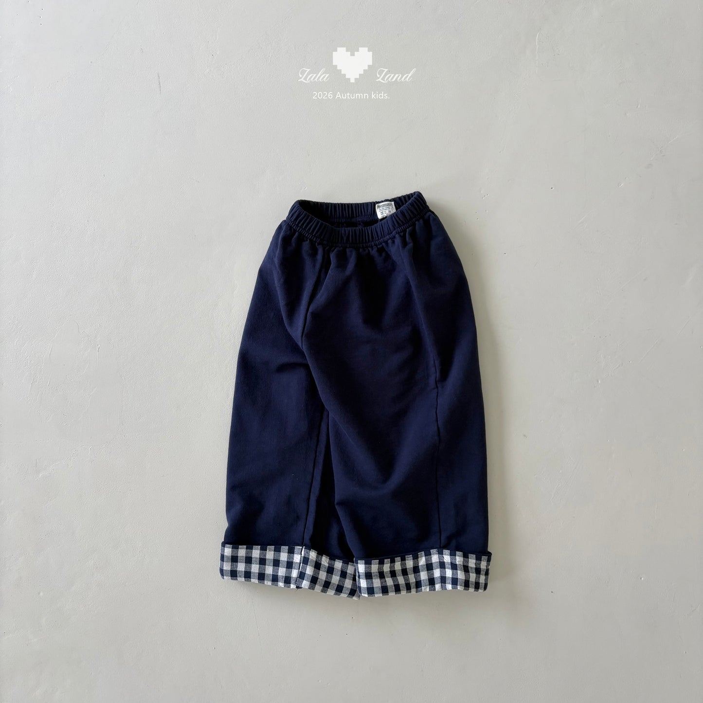 【PRE-ODER〆8.9(sun)】17.Check Contrast Pants | lalaland