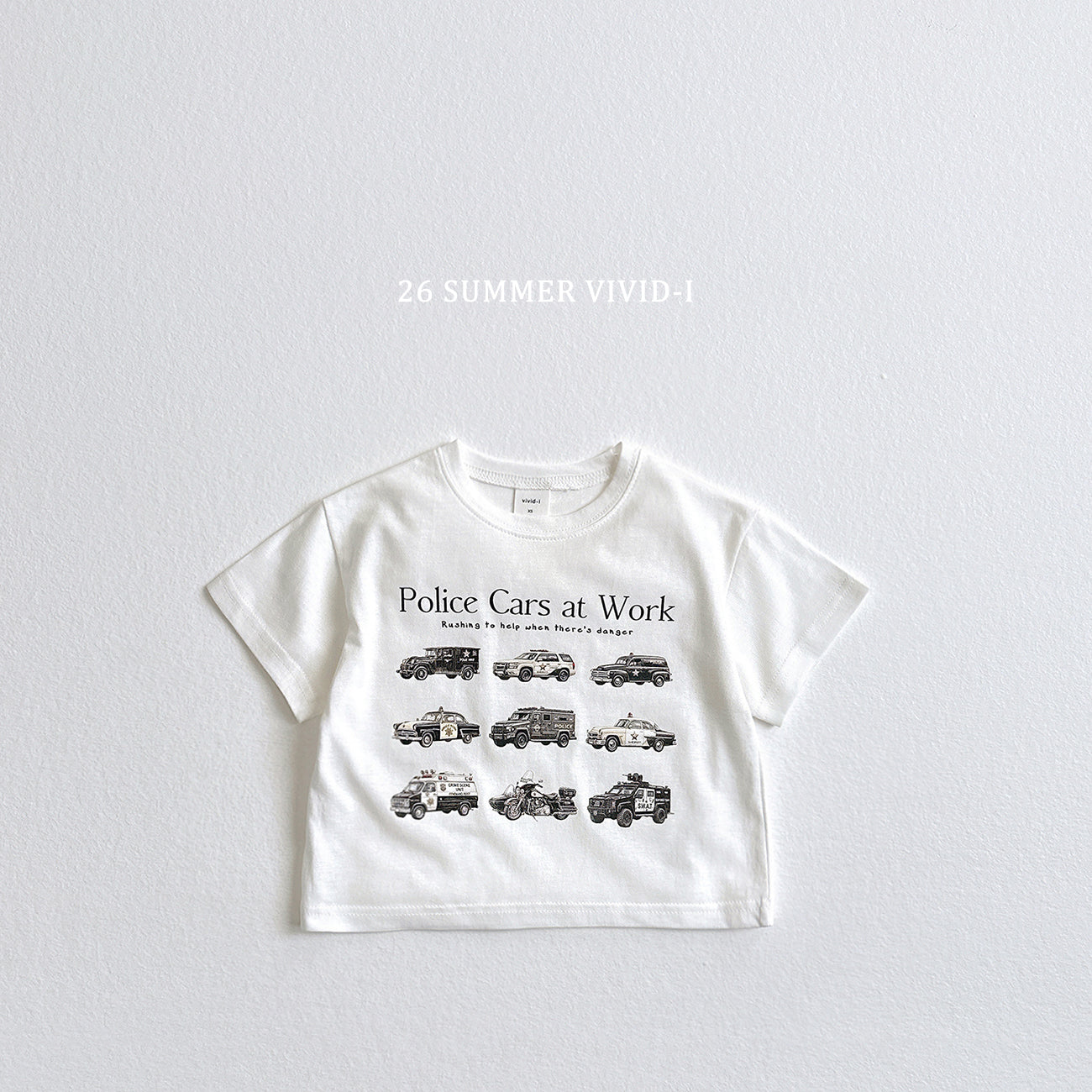 【PREORDER受付終了、ご希望はお問い合わせください。】46.Mini Collar ShortSleeve Tee