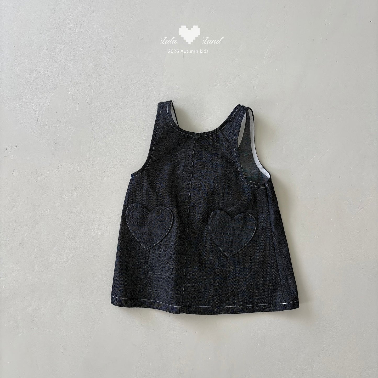 【PRE-ODER〆8.9(sun)】12.Heart-pocket Dress | lalaland