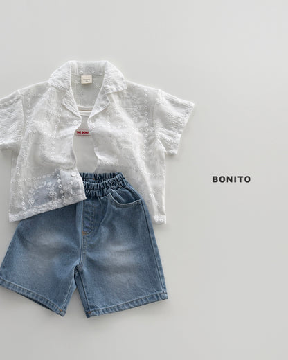 【PREORDER 4日間限定】41.see-through lace shirt
