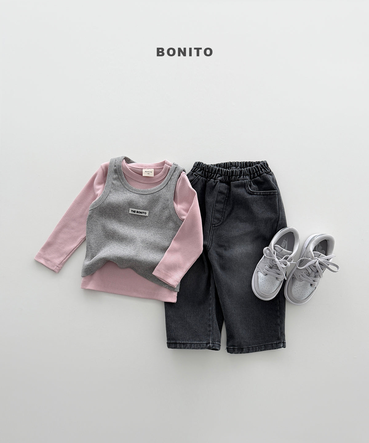 02.Color Ribbed T-Shirt