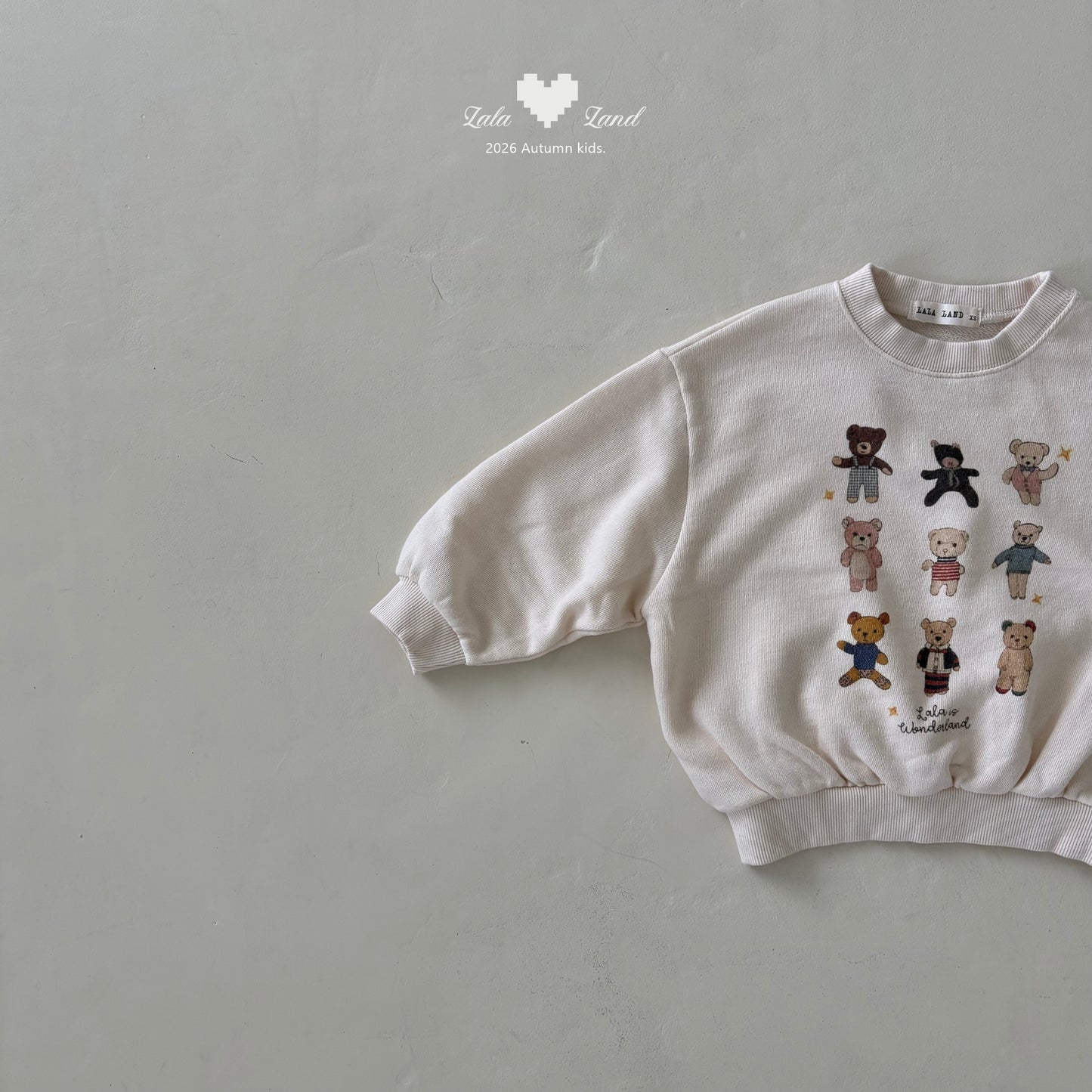 【PRE-ODER〆8.9(sun)】29.Lala Bear Sweatshirt | lalaland