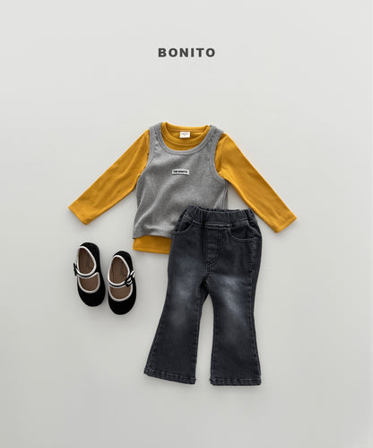 57.Bootcut Stretch Denim Pants