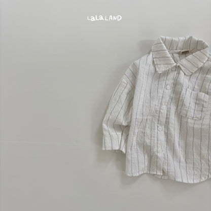 【PREORDER受付終了、ご希望はお問い合わせください。】48.Pencil Linen Shirt