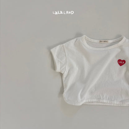 【PREORDER受付終了、ご希望はお問い合わせください。】25.Baby Heart Trim T-shirt