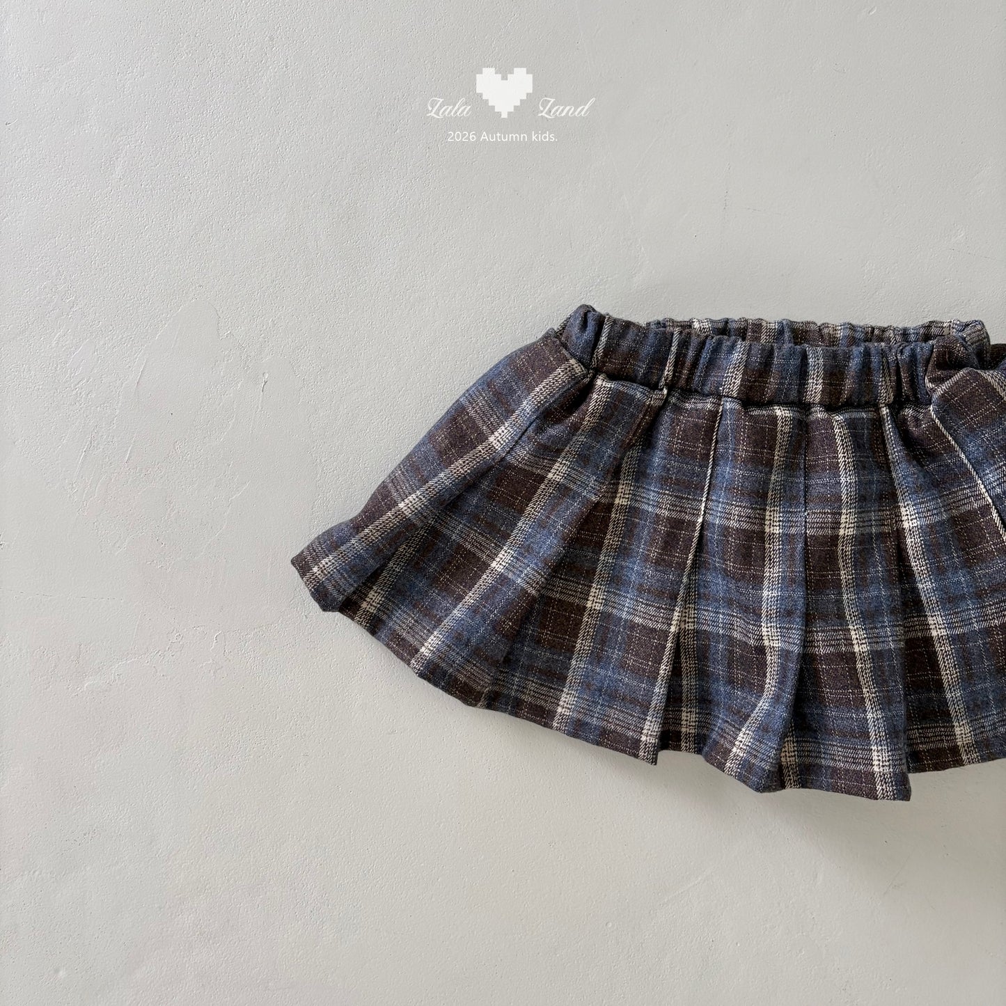 【PRE-ODER〆8.9(sun)】14.Eve Check Skirt | lalaland