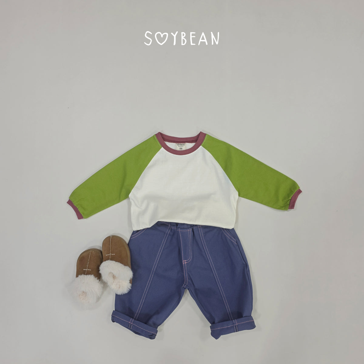 【秋のPRE-ODER 5%OFF】06.Color Raglan Tee (7 Colors)