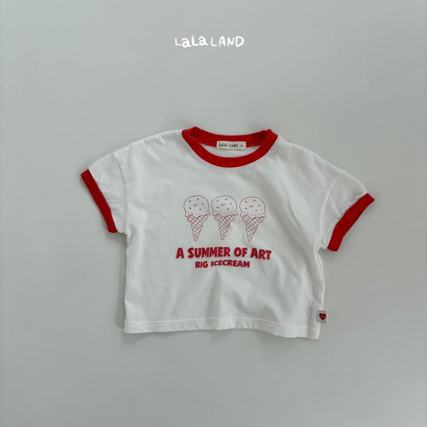 【PREORDER受付終了、ご希望はお問い合わせください。】65.Ice Cream Short Sleeve T-shirt