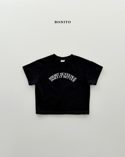 【PREORDER 4日間限定】18.Sentence Short Sleeve T-shirt