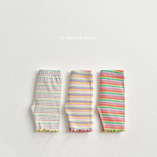 【PREORDER受付終了、ご希望はお問い合わせください。】40.Rainbow Rib Leggings