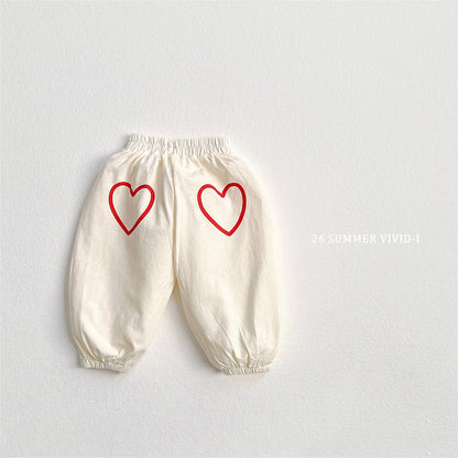 【PREORDER受付終了、ご希望はお問い合わせください。】33.Back Heart Jogger Pants