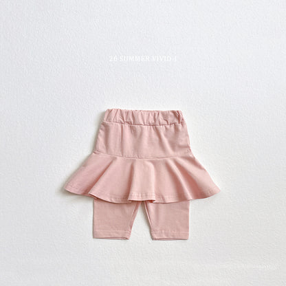 【PREORDER受付終了、ご希望はお問い合わせください。】36.Madeleine 5分丈 Skirt Leggings