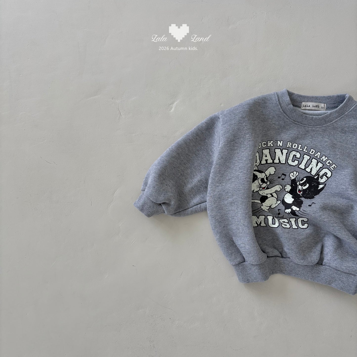 【PRE-ODER〆8.9(sun)】30.Dancing Cat Sweatshirt | lalaland