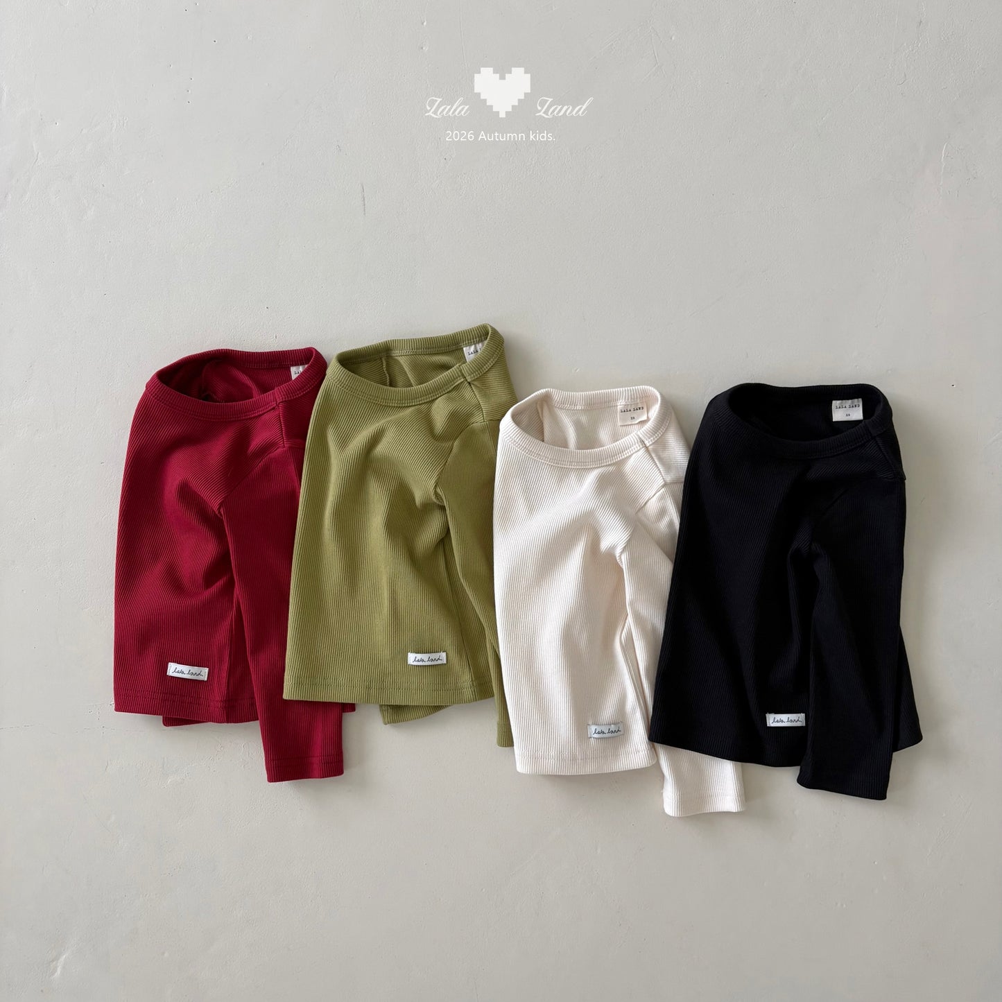 【PRE-ODER〆8.9(sun)】22.Bella Ribbed Tee | lalaland