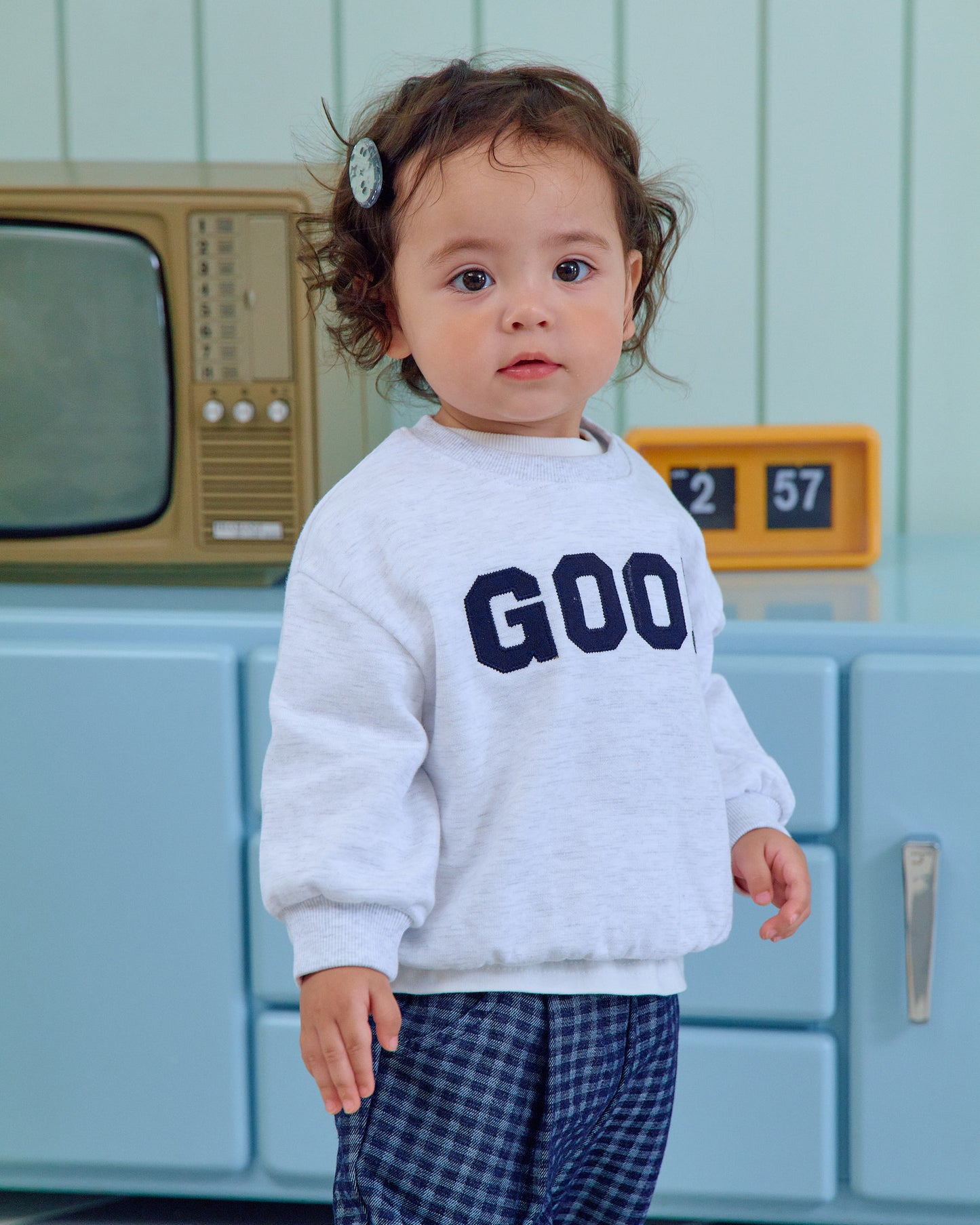 【PRE-ODER〆8.9(sun)】02.GOOD Sweatshirt – Kids | oottbebe