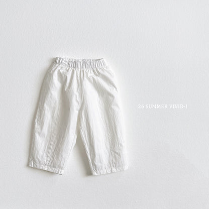 【PREORDER受付終了、ご希望はお問い合わせください。】9.9分丈 Breezy Cotton Pants